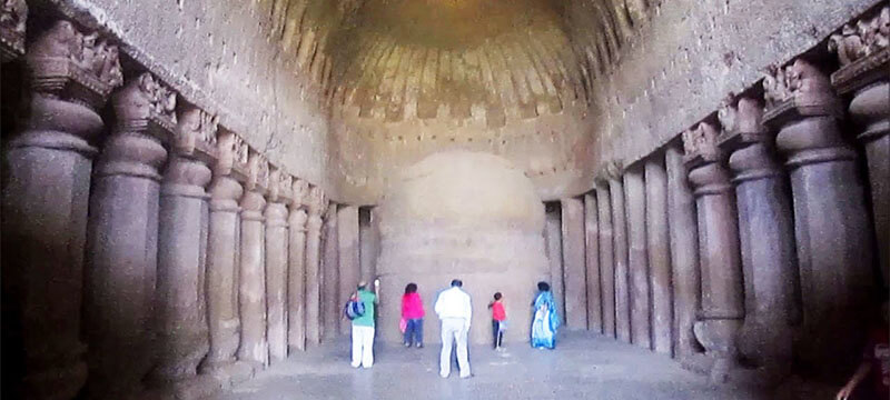 Kanheri Caves inside view