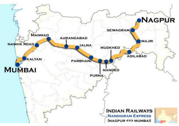 Mumbai, Nagpur and Aurangabad